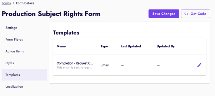 Templates